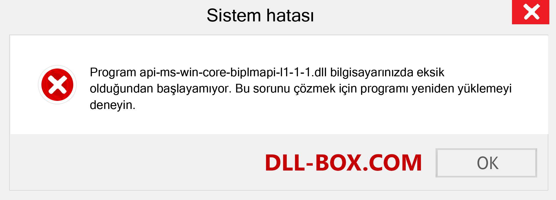api-ms-win-core-biplmapi-l1-1-1.dll dosyası eksik mi? Windows 7, 8, 10 için İndirin - Windows'ta api-ms-win-core-biplmapi-l1-1-1 dll Eksik Hatasını Düzeltin, fotoğraflar, resimler